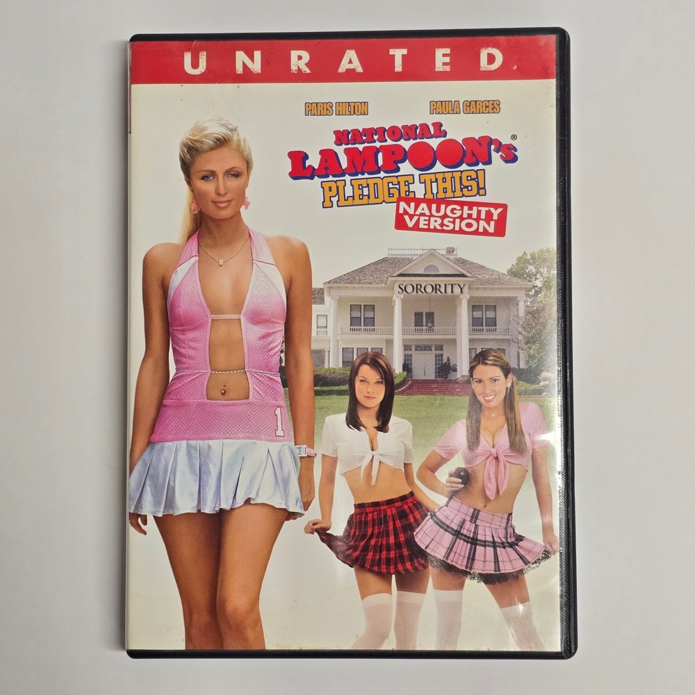National Lampoon's Pledge This! DVD Paris Hilton Unrated Naughty Version Comedy